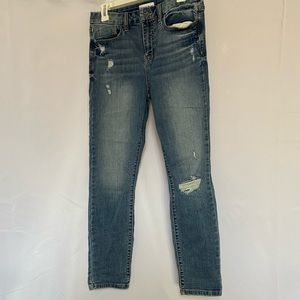 Stretch, straight leg jeans